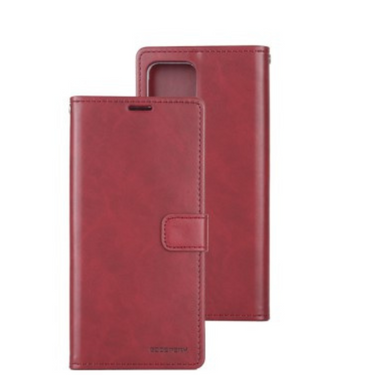 iPhone 12 Pro Max Compatible Case Cover With Premium Bluemoon Diary - Wine